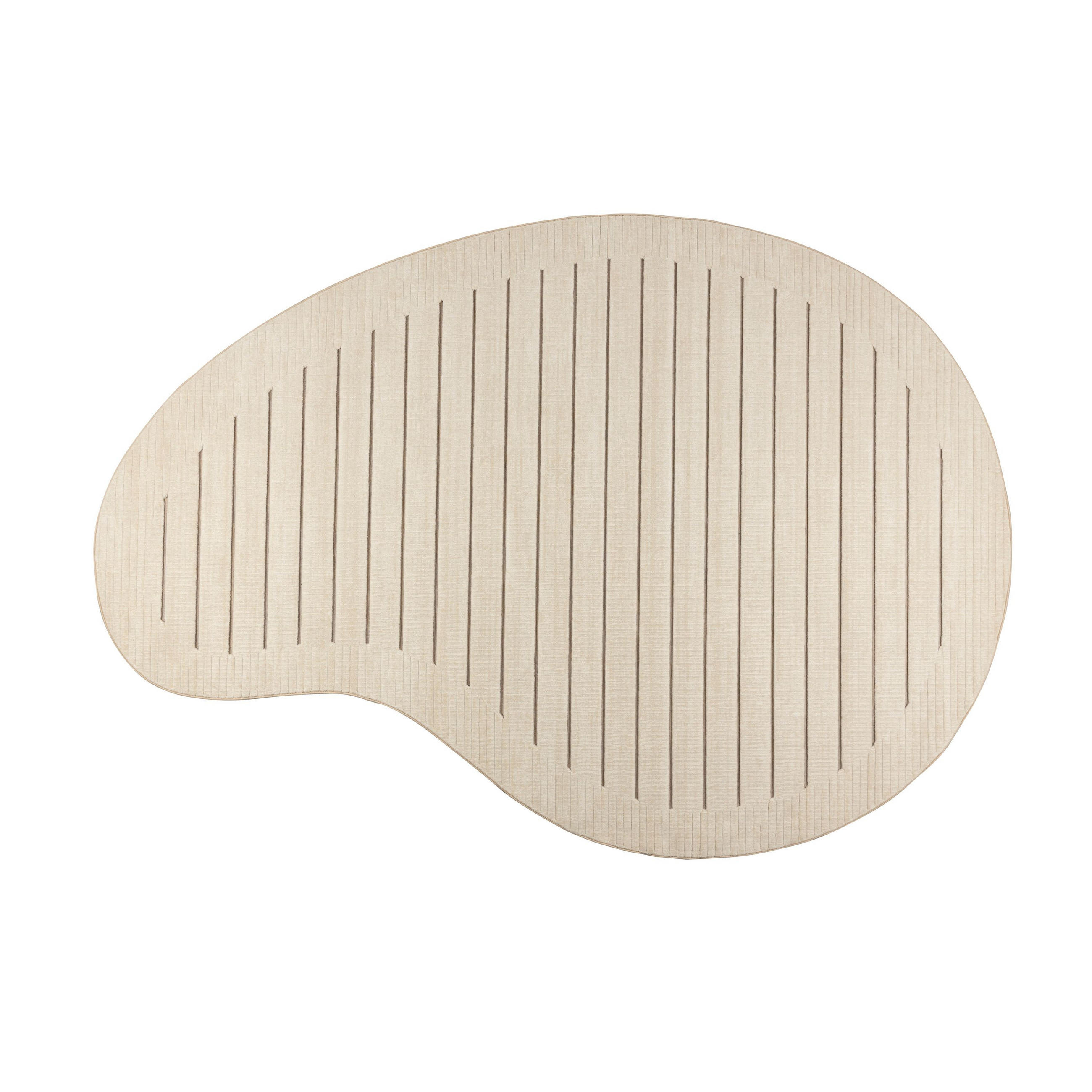 TEPPICH Mister Organische Form 200x290 cm Beige - Beige, Kunststoff (200/290cm) - Zuiver