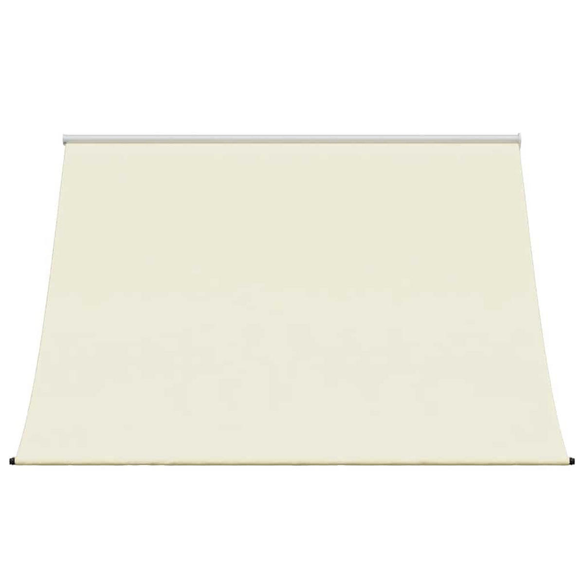 MARKISE Einziehbar Creme 250/150 Cm Stoff Und Stahl - Creme, Textil (150/250cm) - vidaXL