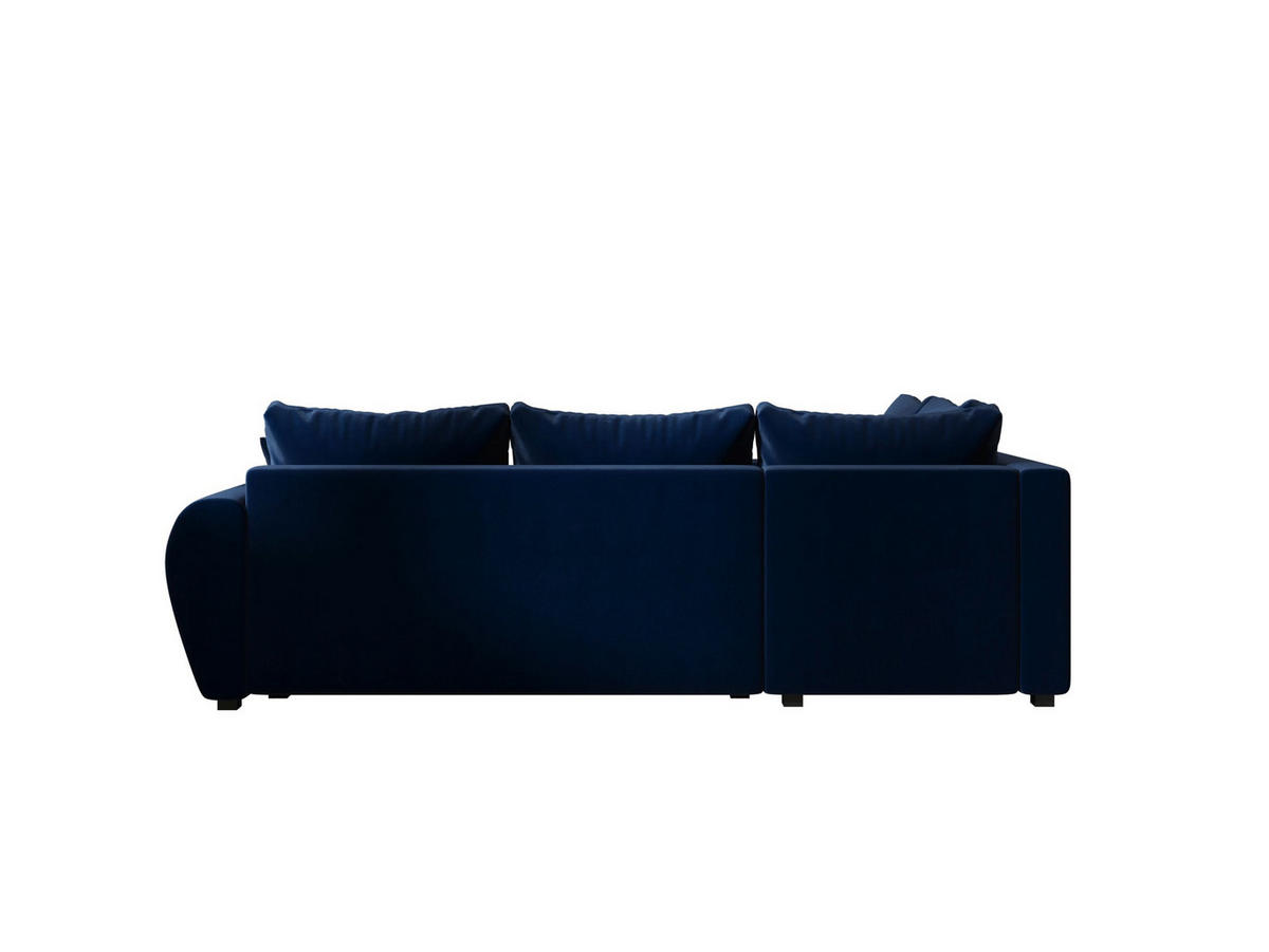 ECKSOFA MOLISA L PLUS Itaka 11 Links mit Schlaffunktion - Dunkelblau, Textil (235/175cm) - Bedante