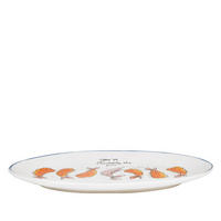 TELLER You're Shrimply The Best in Bunt - 27cm - Multicolor, Keramik (27/19.4/2.1cm) - Blond Amsterdam