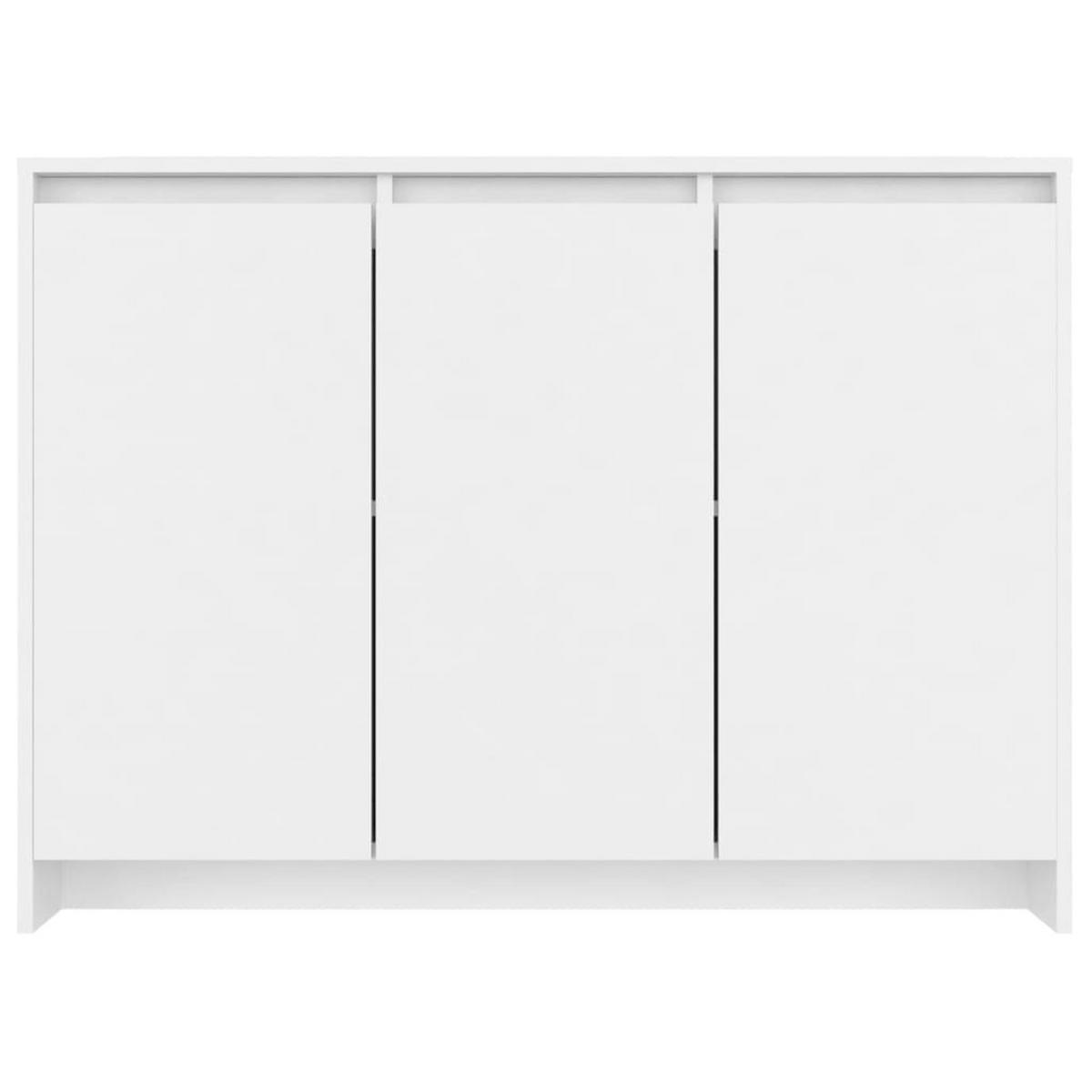 SIDEBOARD Weiss 102/33/75 Cm Holzwerkstoff - Weiß, Holzwerkstoff (33/75/102cm) - vidaXL