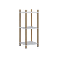 ROHOVÁ POLICE Bivio Bílá/borovice - bílá, kompozitní dřevo (30/72/30cm) - Vicco