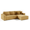 ECKSOFA Isaac 4 Sitzplätze Gelb - Gelb, Holzwerkstoff (294/185cm) - Petits-meubles
