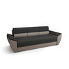 SOFA REBI BIS mit Schlaffunktion RAINBOW 27+83 mit Stauraum - Grau, Textil (80/78/240cm) - Bedante