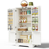 BUFFET 60/40/120 cm aus MDF mit LED-Sensorlicht Weiß - Weiß, Holzwerkstoff (60/120/40cm) - Modenvie