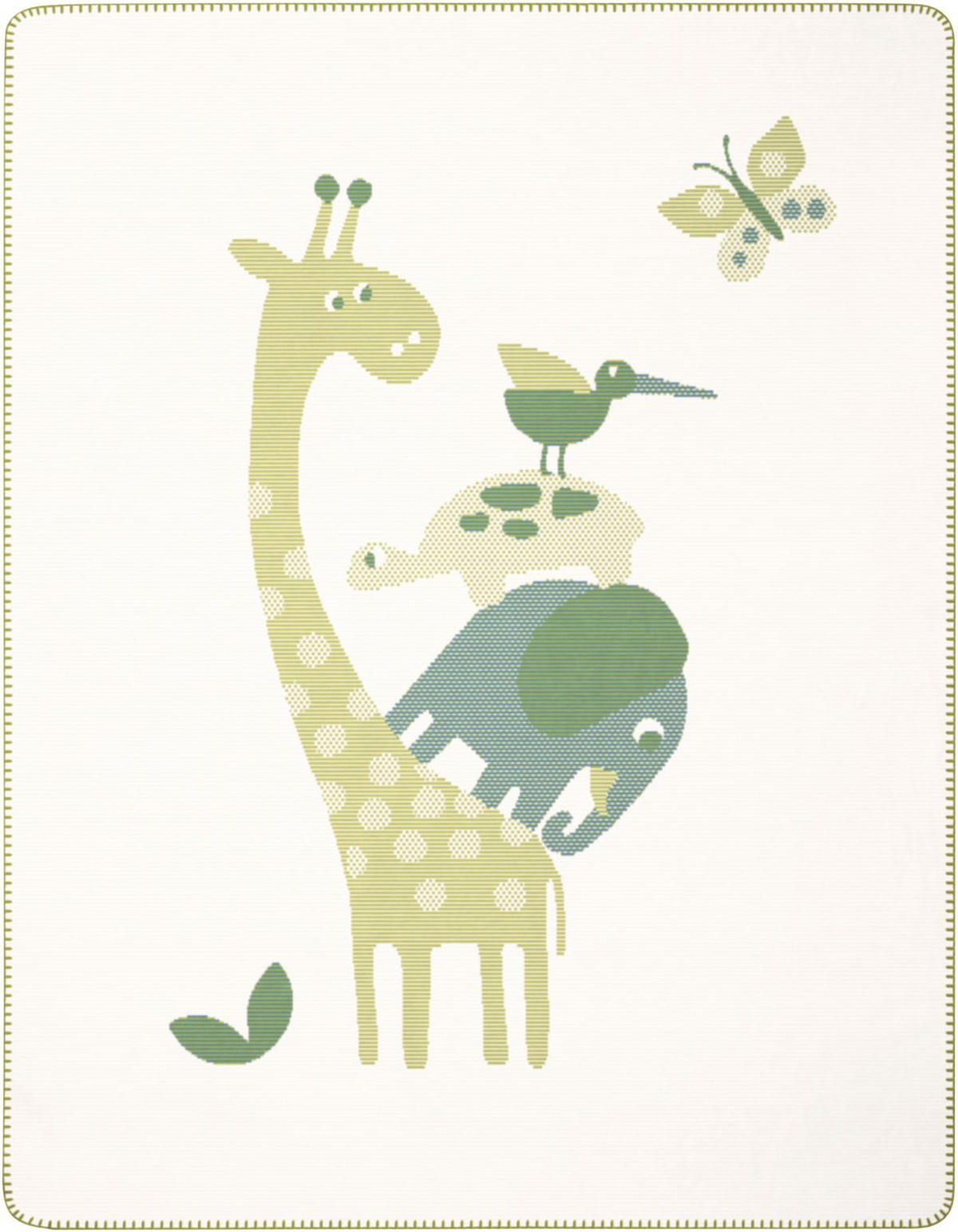 KINDERDECKE Lovely & Sweet Friends 75 x 100cm - Multicolor, Textil (75/100cm) - Biederlack