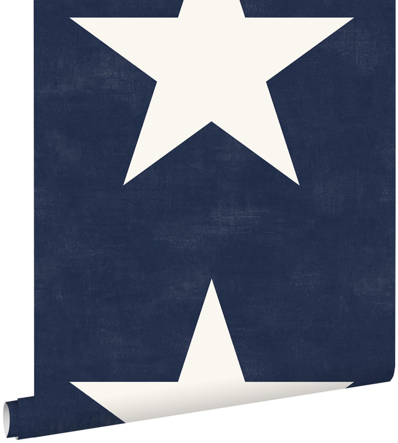 TAPETE Sterne 53 cm x 10.05 m - Blau, Papier (53/0.1cm) - ESTAhome