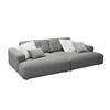 BIG SOFA MIKA Anthrazit Cord - Anthrazit/Schwarz, Kunststoff/Textil (300/86/167cm) - KAWOLA
