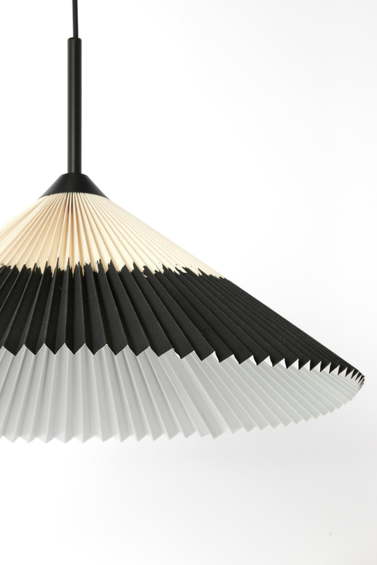 PLEAT - - 60/60/23 cm - Schwarz, Textil (60/60/23cm) - Light & Living