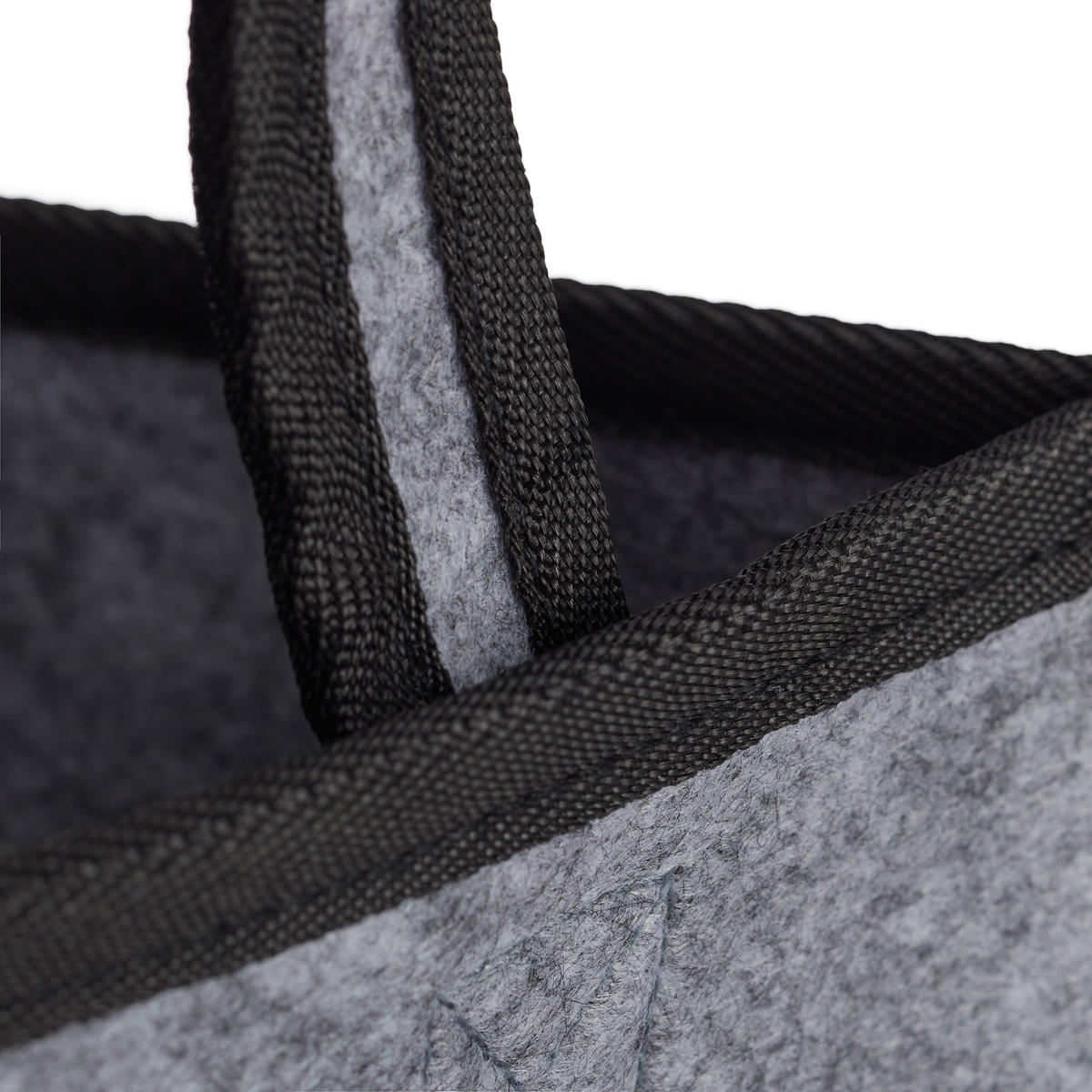 FLASCHENTASCHE - Grau, Textil (24/45/24cm) - Relaxdays