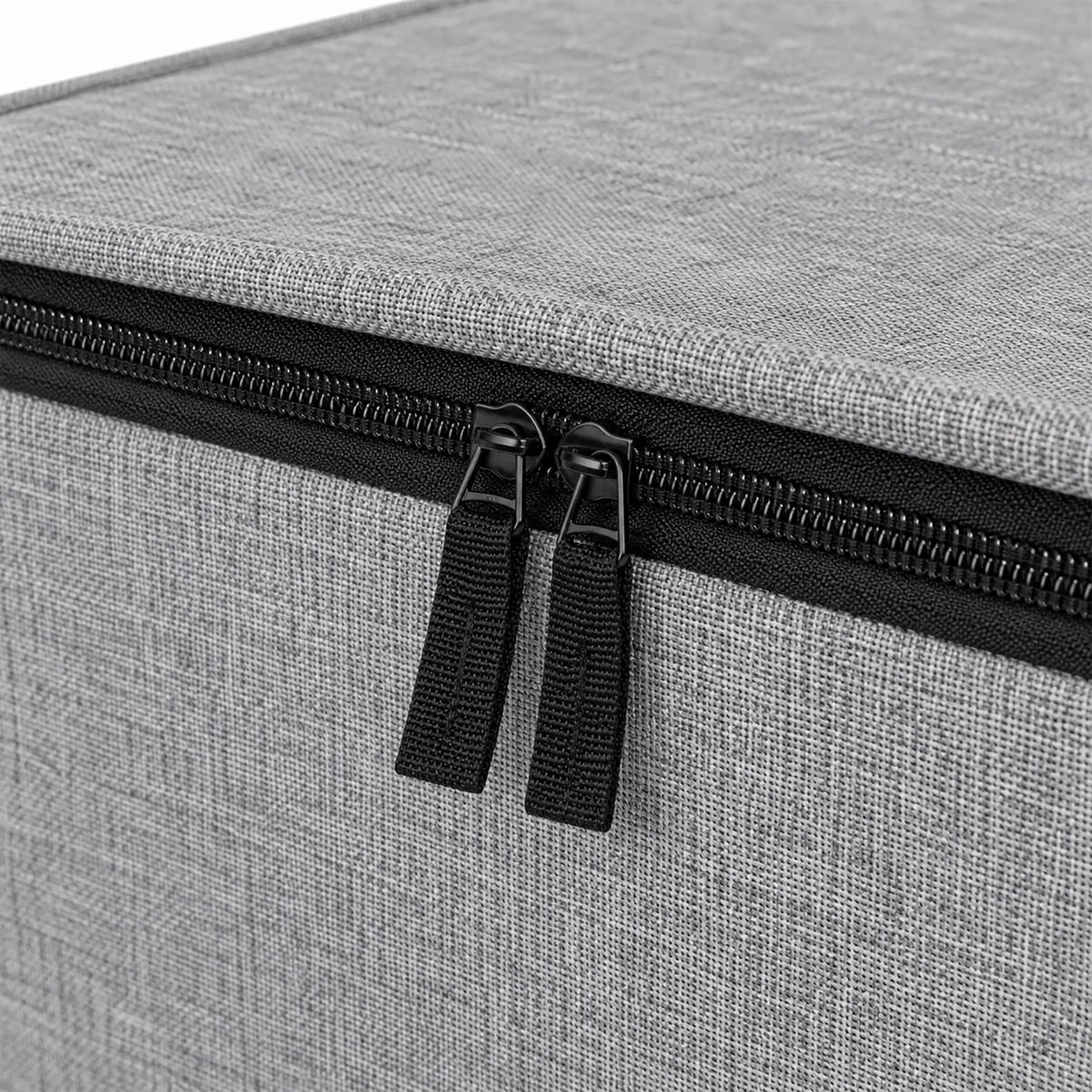 AUFBEWAHRUNGSBOX Grau 2er-Set für Gläser mit Trennwänden - Grau, Wellpappe/Kunststoff (41.5/27/34cm) - Relaxdays