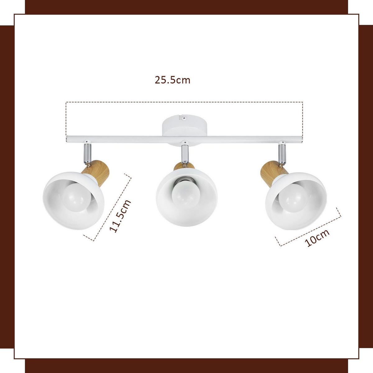 STRAHLER Farmer 41.2/11/15.5 cm - Weiß, Metall (41.2/11/15.5cm) - Nettlife