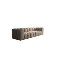 SOFA 4-sitzer Solvie In Tiffani - Taupe, Holzwerkstoff/Textil (250/75/106cm) - Fun Möbel