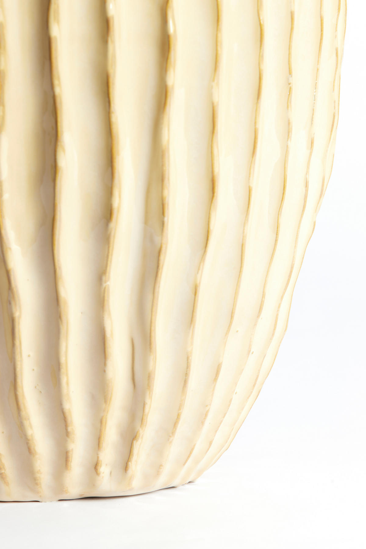 VAZE Talea Braun 32/32/40 cm - Braun, Keramik (40cm) - Light & Living