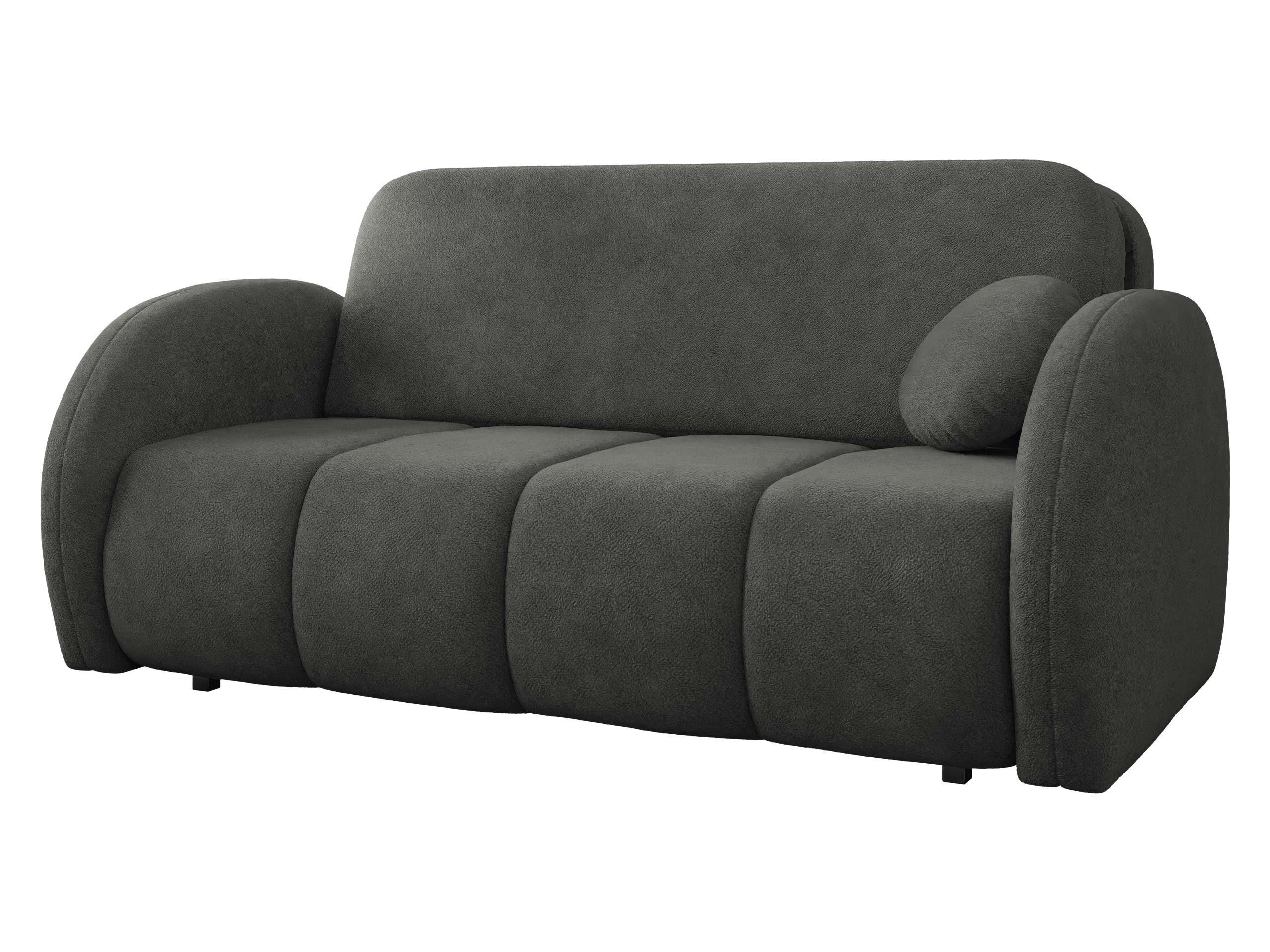 SCHLAFSOFA Viva Comfy IV - Schwarz, Holz/Textil (172/85/103cm) - MIRJAN24