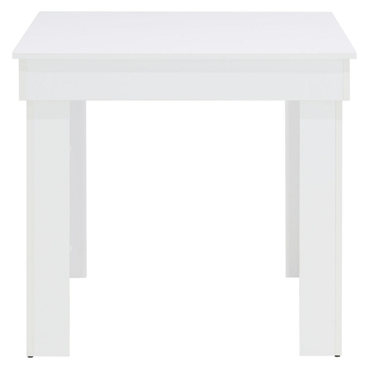 ESSTISCH in weiß 80/80/73 cm Holz - Weiß, Holz (80/80/73cm) - Homestyle4u