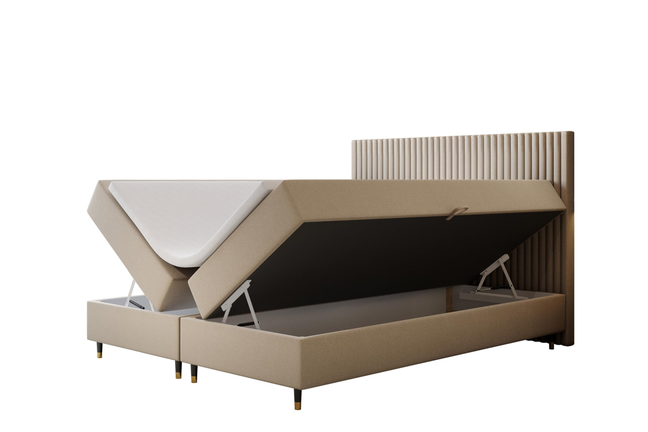 Trada Boxbett Beige 200x200 cm