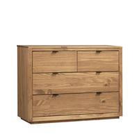KOMMODE MIT SCHUBLADEN Sven Natürlich 110 cm x 80 cm - Naturfarben, Holz (110/80/39cm) - Klast Home