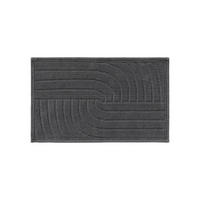 BADEMATTE Jojo Anthrazit 50x80 cm - Anthrazit, Textil (50/80cm) - benuta Nest