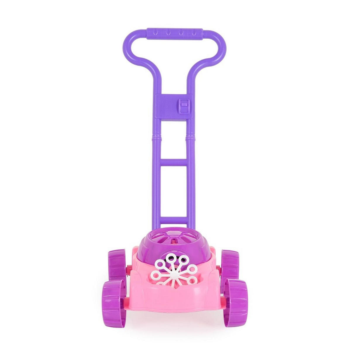 GARTENSPIELZEUG Spielzeug-Rasenmäher Bubble rosa Seifenblasenfunktion, Kunststoff, Pusteringe, Garten, ab 3 Jahren - Rosa, Kunststoff (25/25/60cm) - Moni