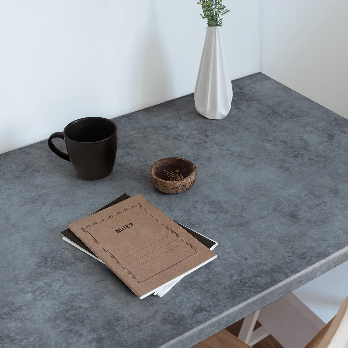 MÖBLAUFKLEBER 100x50 cm grau - Hellgrau, Kunststoff (100/50/0.1cm) - Wallfluent