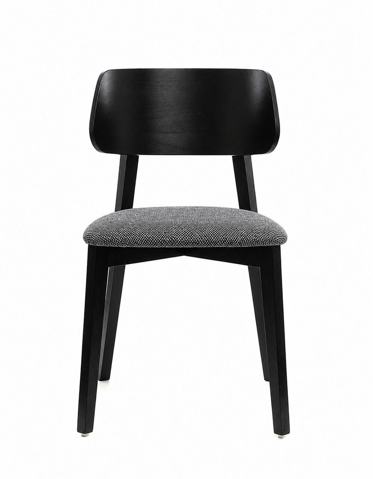 STUHL Korinn 80 x 46 x 43 cm, grau, schwarz - Schwarz/Grau, Metall (46/85/43cm) - Margaret Hadas24