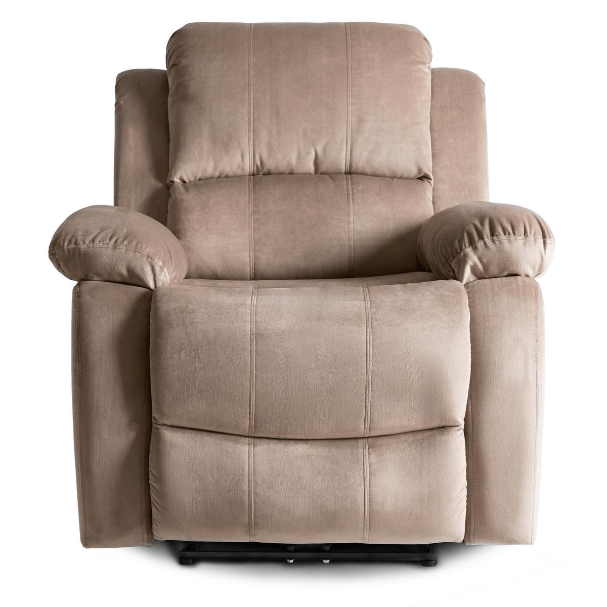 RELAXSESSEL ARON fürs Wohnzimmer Beige - Beige, Holz/Textil (83/101/88cm) - makarowski meble