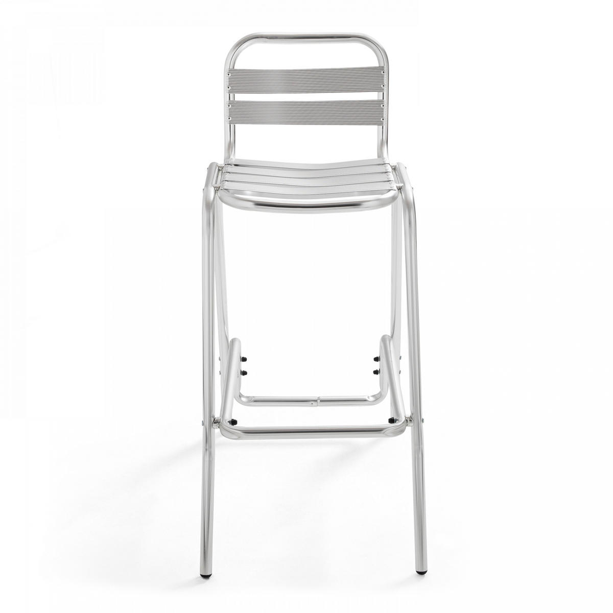 BARHOCKER, Grau - Grau, Metall (45/95/62cm) - Oviala