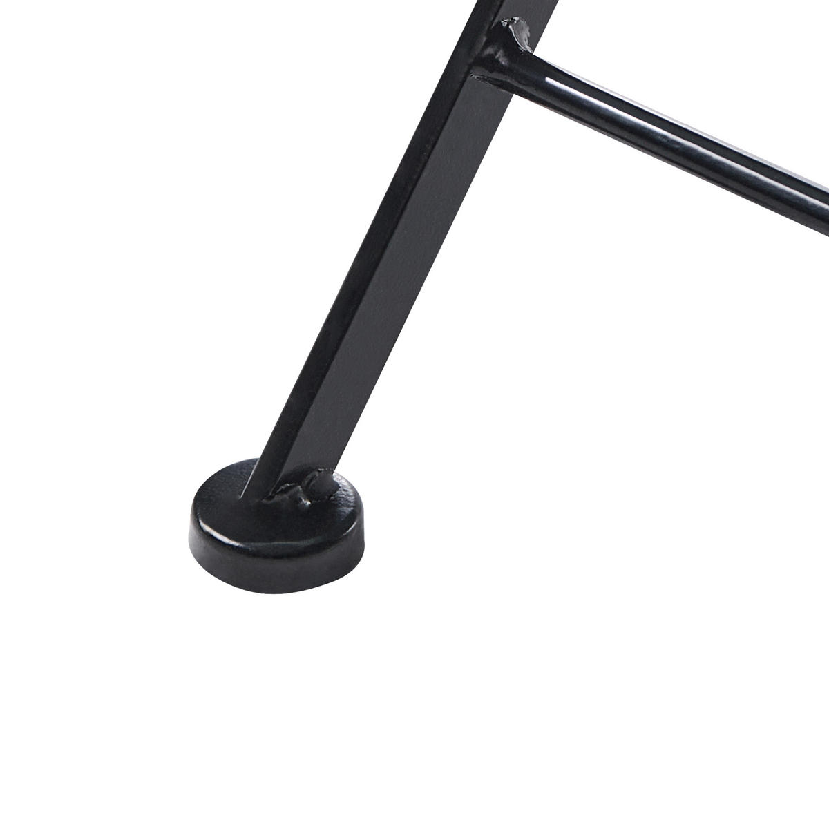 BISTRO STOLEK 60/60 cm Kov Černý Collio - bílá, kov (60/60/75cm) - Beliani