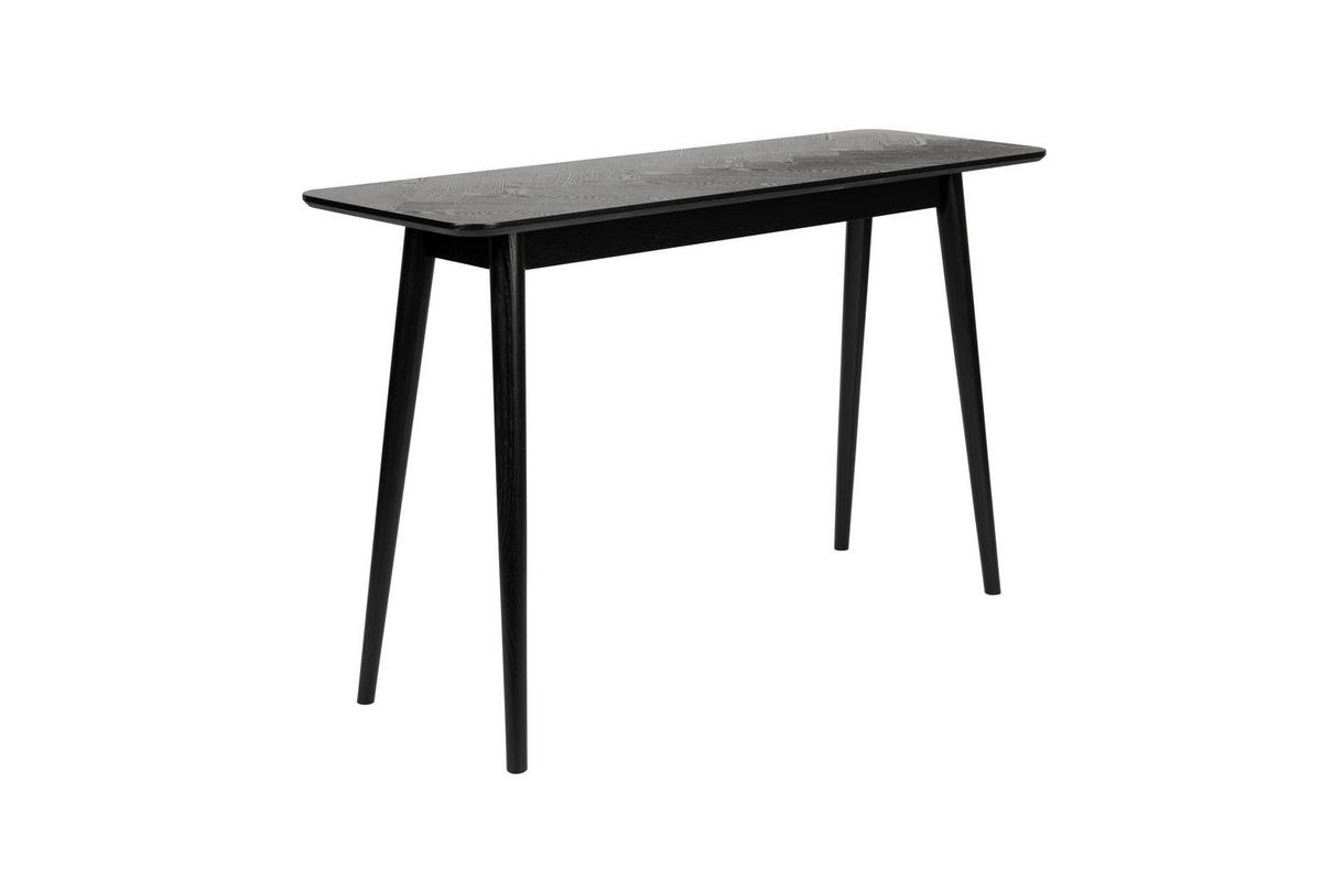 BEISTELLTISCH Fabio - Schwarz - 40/120/75 cm - Schwarz, Holz (40/120/75cm)