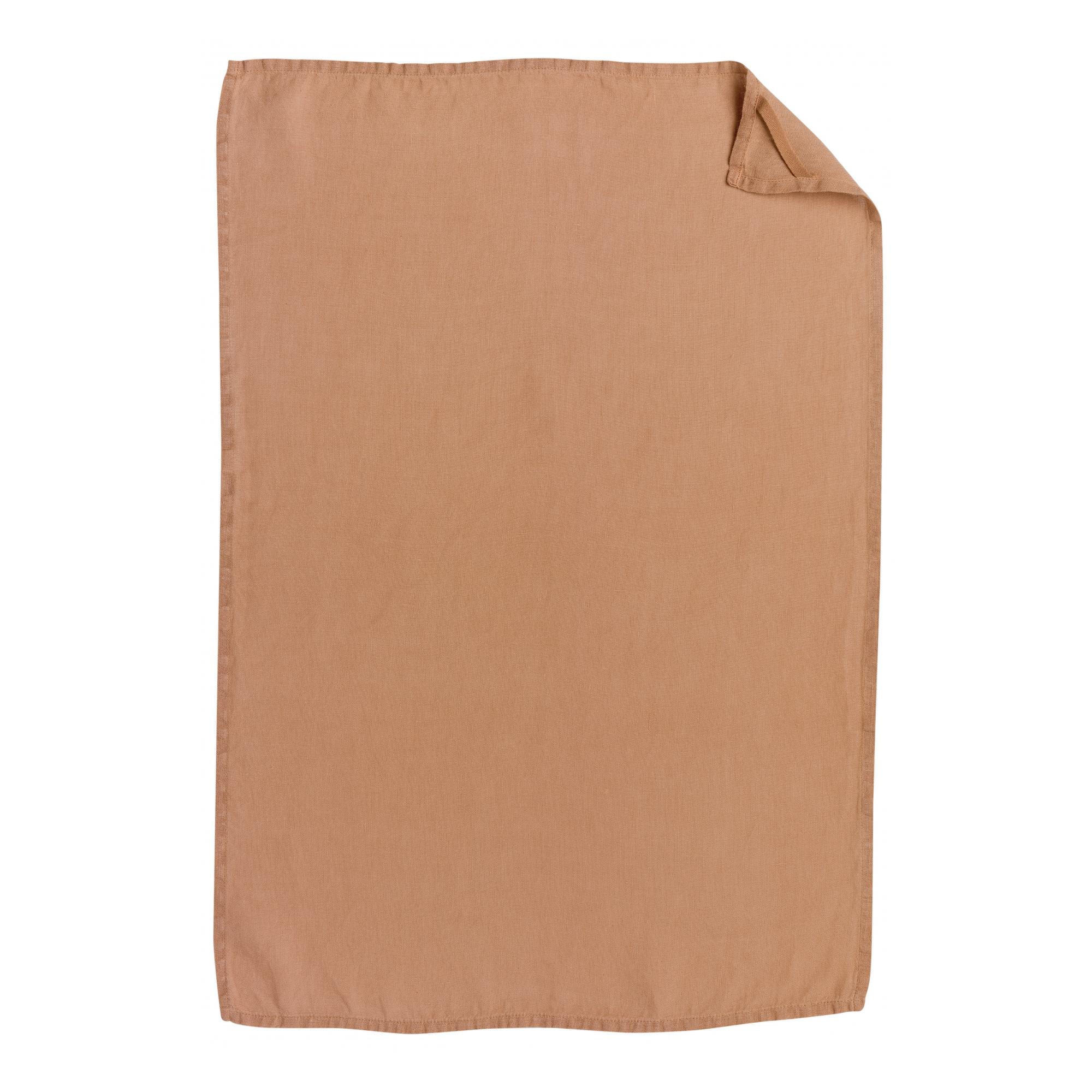 Winkler Hanf-Geschirrtuch Braun 50x70 cm