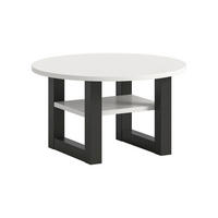 COUCHTISCH Seattle 75/75/42 cm - Schwarz/Weiß, Holzwerkstoff (75/75/42cm) - Xonox