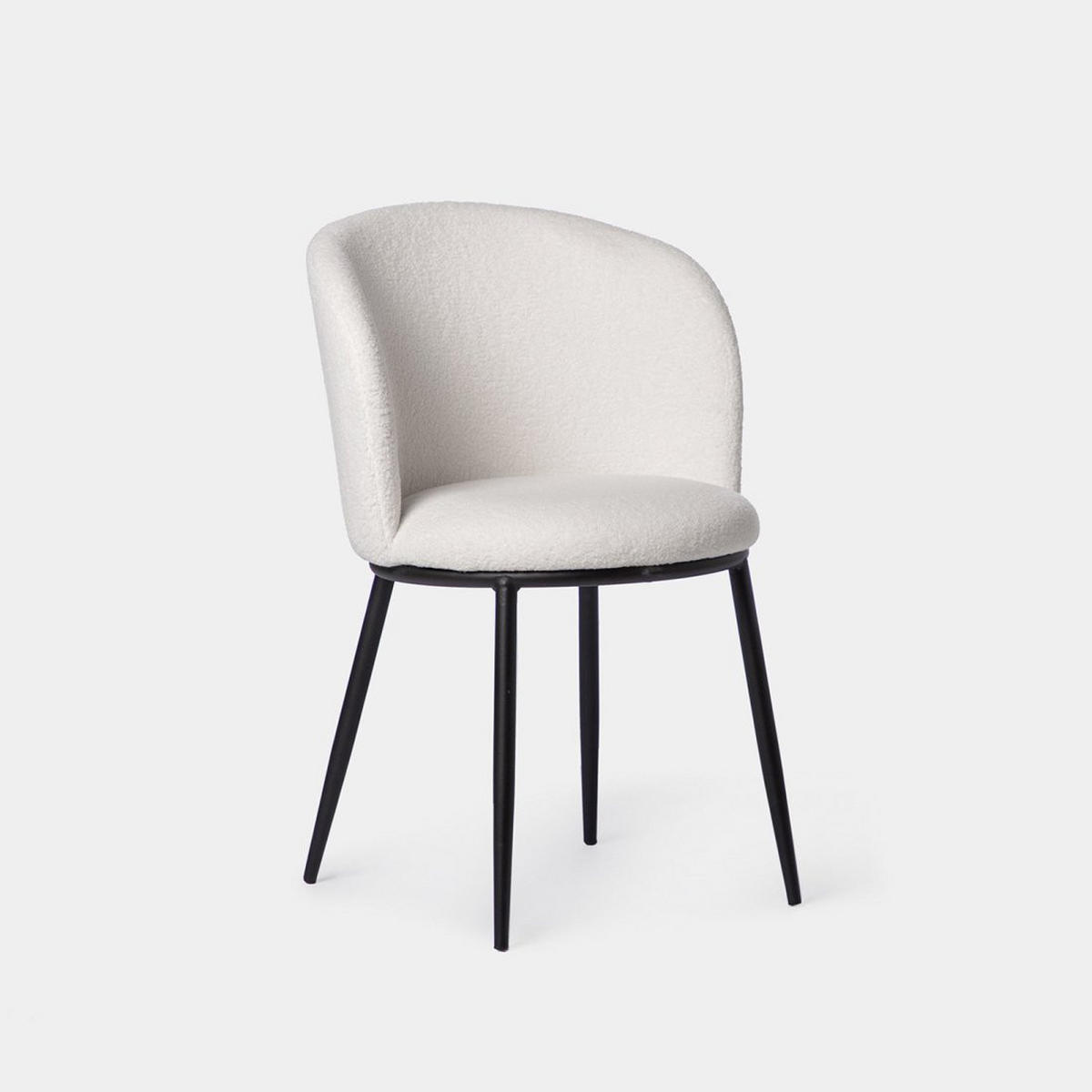 ESSZIMMERSTUHL Nolan Weiß 51 cm x 80 cm - Weiß, Textil (51/80/57cm)