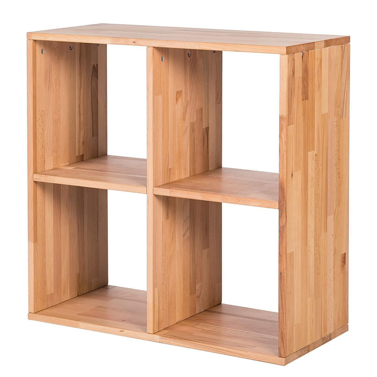 REGAL - Massivholz - Kernbuche, Holz (76/76/35cm) - home24