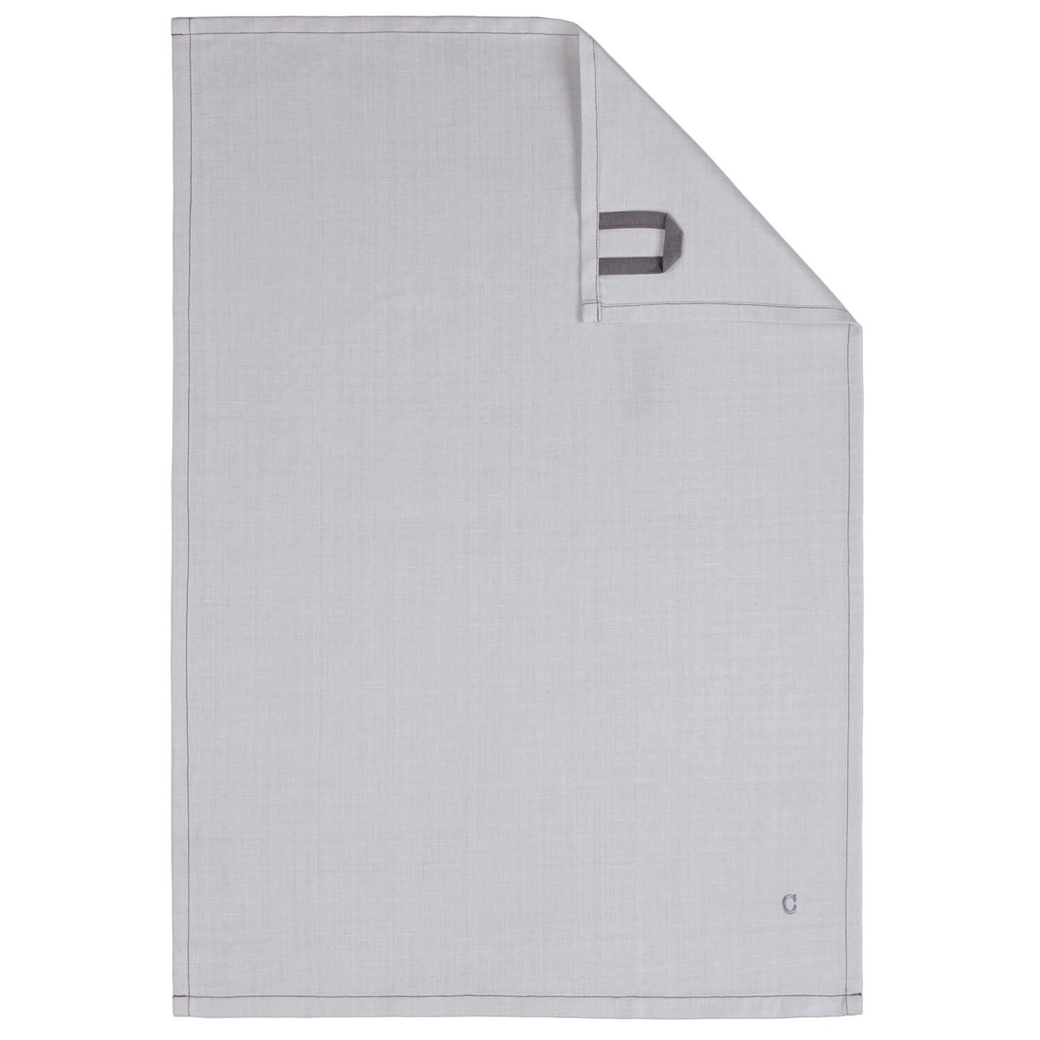 GESCHIRRTÜCHER CUISINE SOLID 500 PLATIN - 705 - Grau, Textil (50/70cm) - Cawö