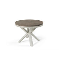 ESSTISCHE NORVIX - Kaschmir/Bronzefarben, Holzwerkstoff (100/100/76cm) - Meblini