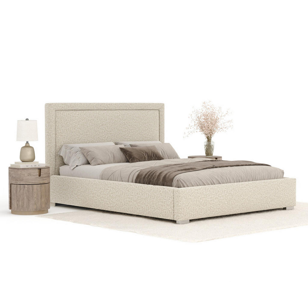 Thumbnail - Maison de Reve Polsterbett, Beige, Textil, Buche, Kiefer, 180x200 cm, Oeko-Tex® Standard 100, FSC 100%, Made in EU, Reac...