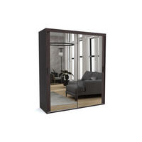 KLEIDERSCHRANK MAT A Braun 130x60x205 cm - Braun, Holzwerkstoff (130/205/60cm) - FURNLUX