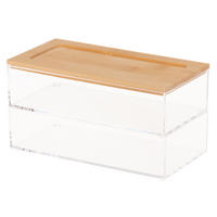 STAPELBEHÄLTER mit Deckel Penny - Transparent, Kunststoff (20/10/9.5cm)