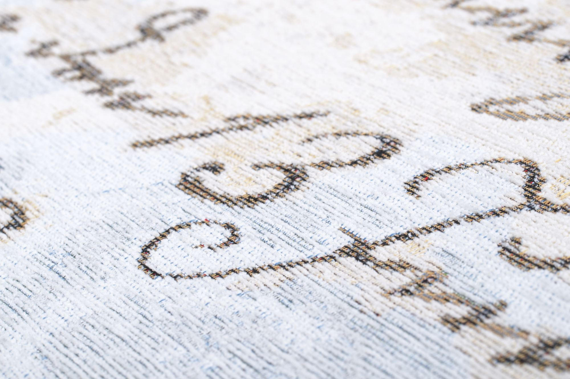 Thumbnail - Theko Falchwebteppich, Beige, Textil, Floral, Rechteckig, 160x230 cm, für Fußbodenheizung geeignet, Teppiche & Böden, Te...