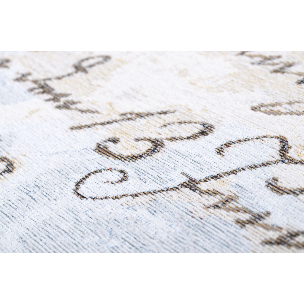 Thumbnail - Theko Falchwebteppich, Beige, Textil, Floral, Rechteckig, 200x290 cm, für Fußbodenheizung geeignet, Teppiche & Böden, Te...