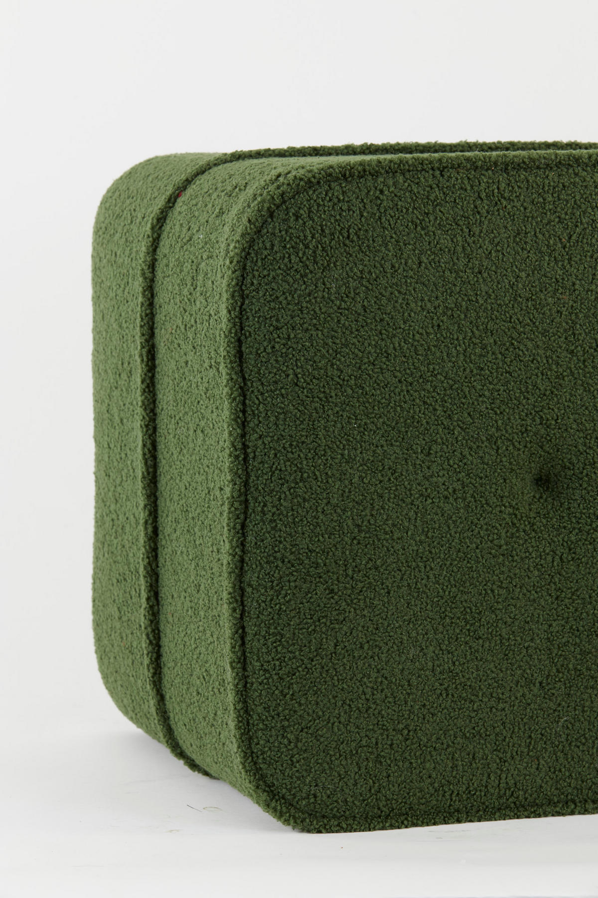 SITZPOUF Kiki Grün 40/40/35 cm - Grün, Textil (40/35/40cm) - Light & Living
