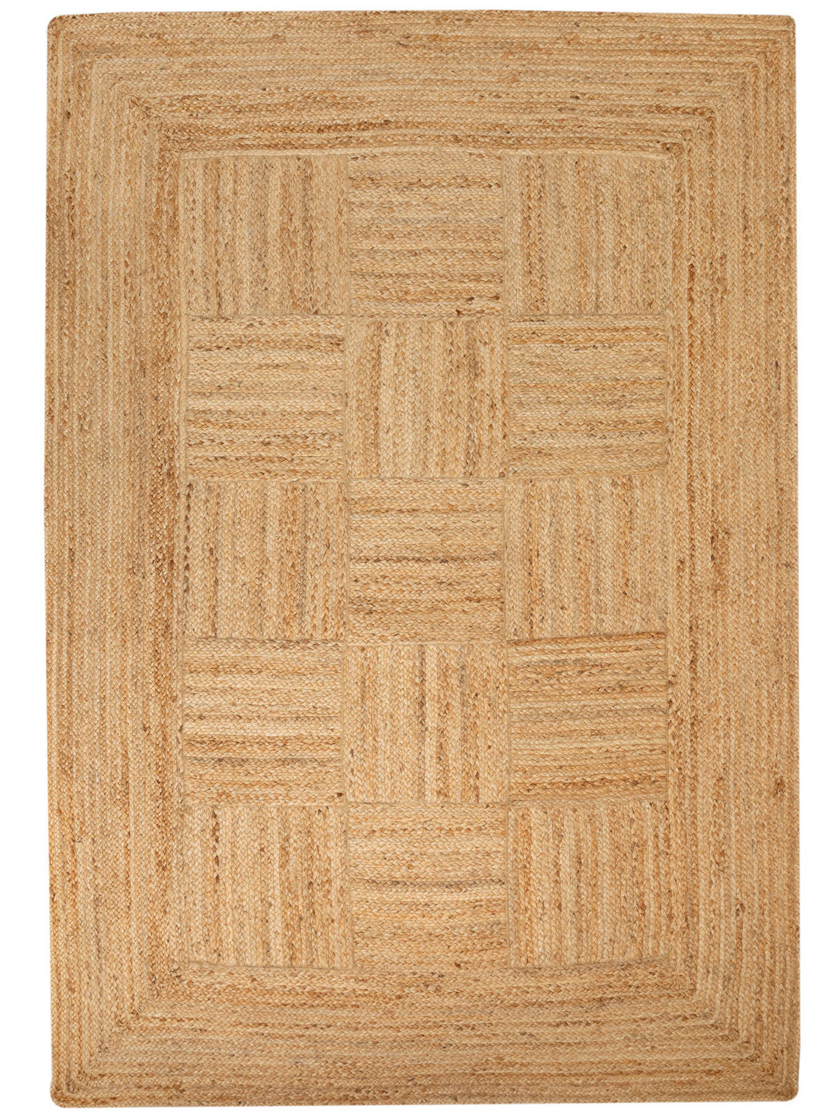 FLACHGEWEBETEPPICH 120/170 cm Goa Bordüre - Naturfarben, Naturmaterialien (120/170cm) - Steffensmeier