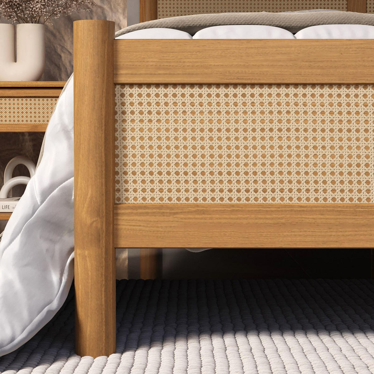 MASSIVHOLZBETT CEFIRA 160x200 cm Eiche - Eichefarben, Holz (160/200cm) - IDIMEX