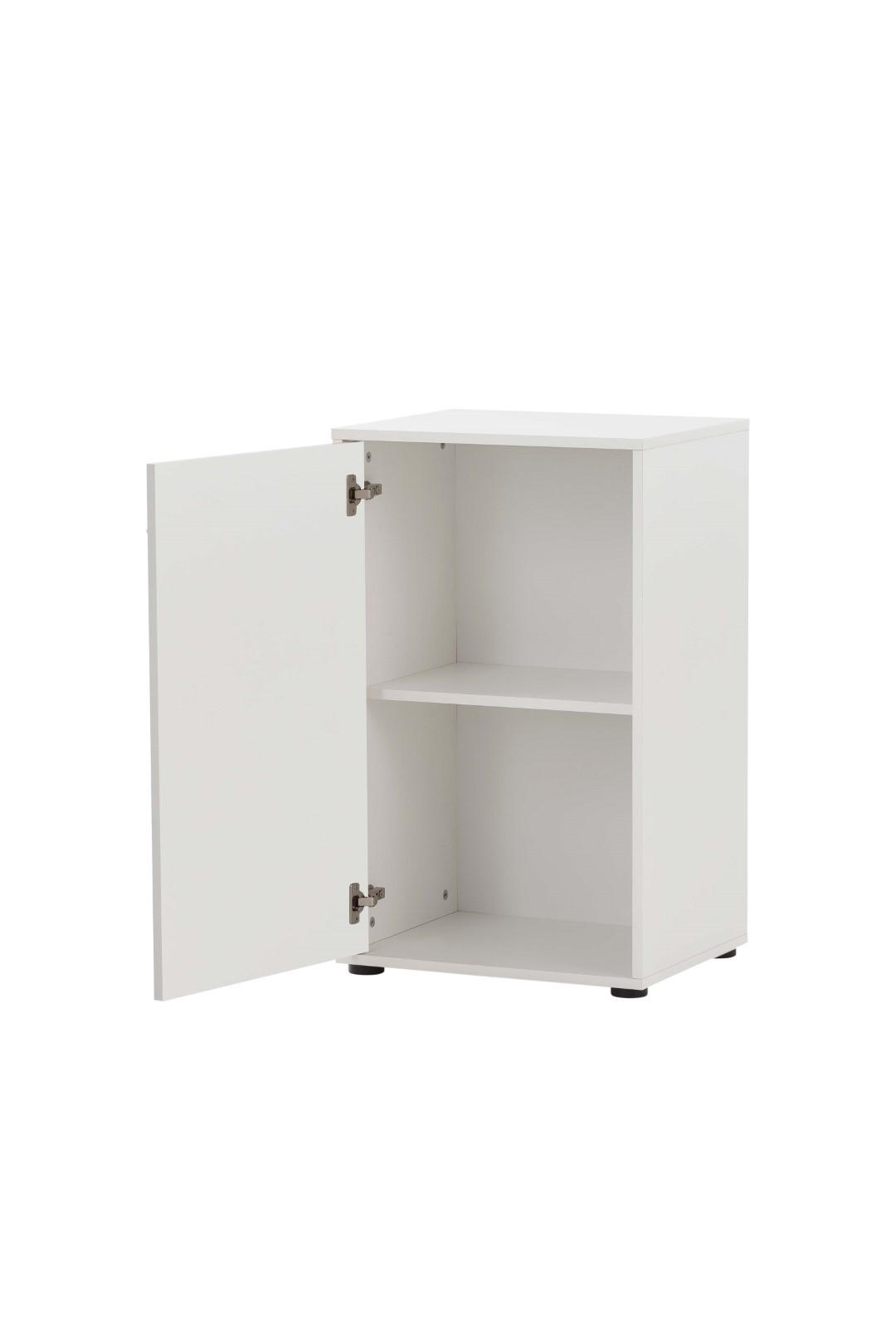AKTENSCHRANK Pigeon Small 83,6x51x41 cm 2 Fächern & 1 Flügeltür Weiß - Weiß, Holz (51/83.6/41cm) - PROREGAL
