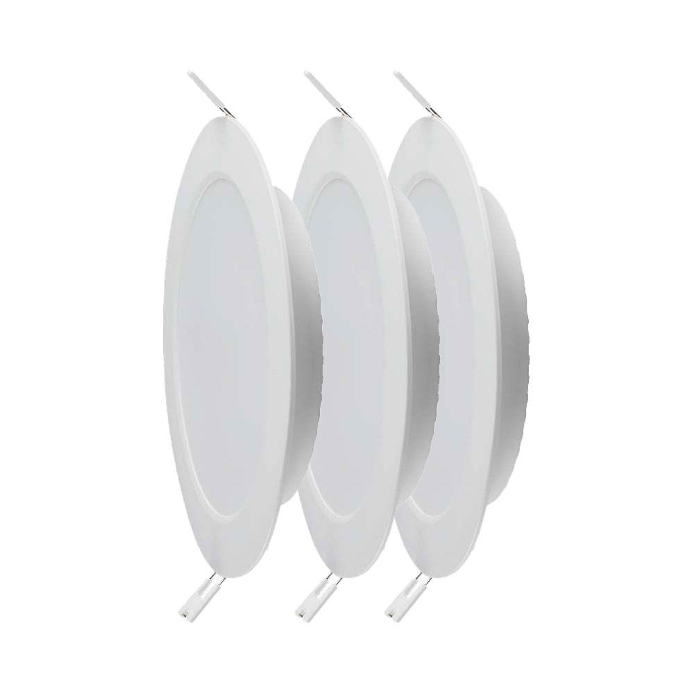 LED DECKENLEUCHTE Weiß Rund - Weiß, Metall (22.8/22.8/2.9cm)