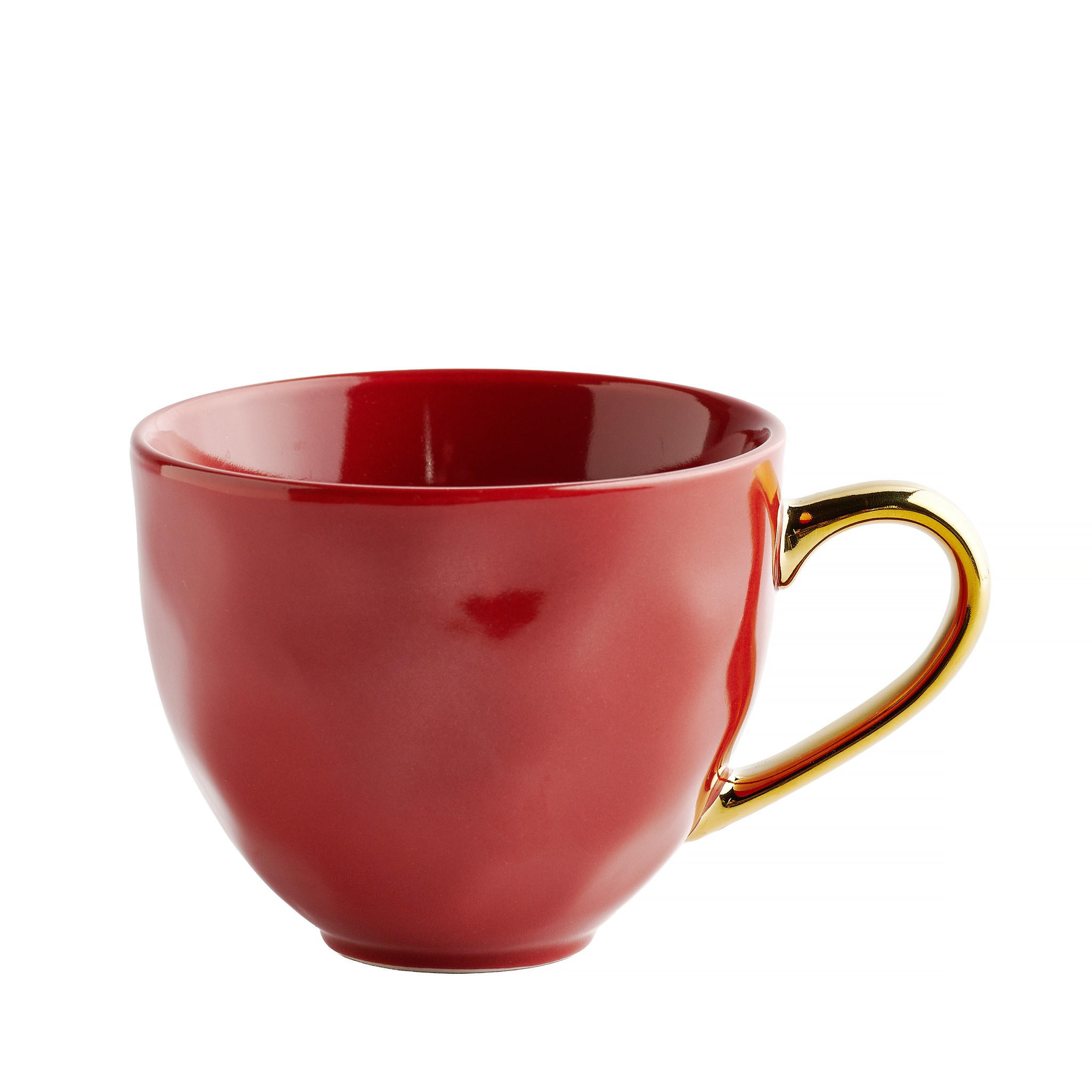 BECHER Kaleas 430ml, Rot - Dunkelrosa, Keramik (0.43L) - home&you