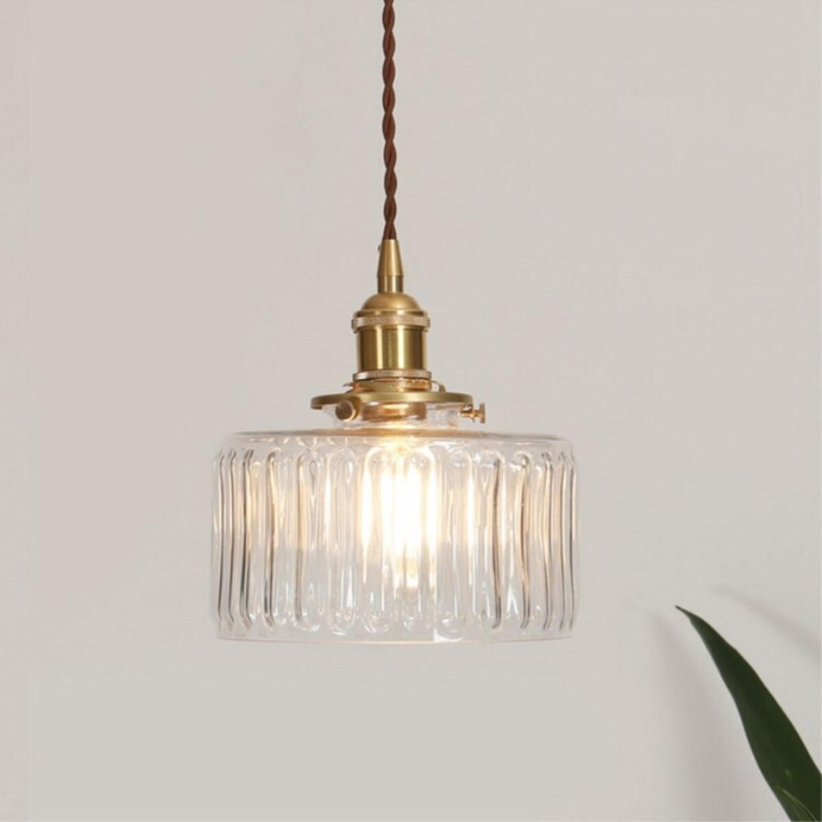 LED-HÄNGELEUCHTE Transparent 4W 17.5/17.5/19-150 cm - Transparent, Glas (17.5/17.5/19cm) - Authentics