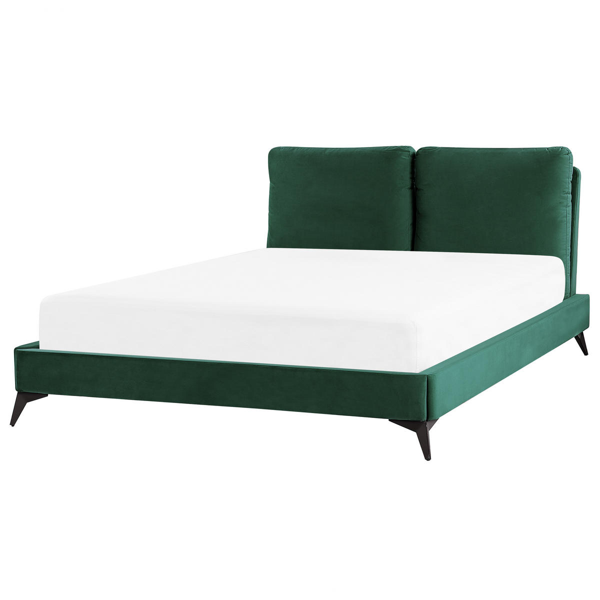 POLSTERBETT 140/200cm Smaragdgrün Melle - Grün, Textil (140/200cm) - Beliani