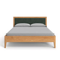 MASSIVHOLZBETT Silva aus Eiche 200x220 cm, Storm 39 - Eichefarben/Naturfarben, Holz (200/220cm) - Danzz